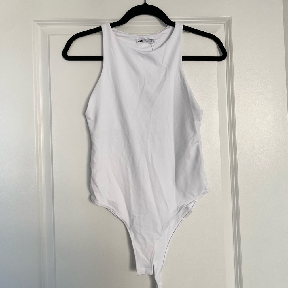NWT White Zara Bodysuit
